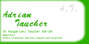 adrian taucher business card